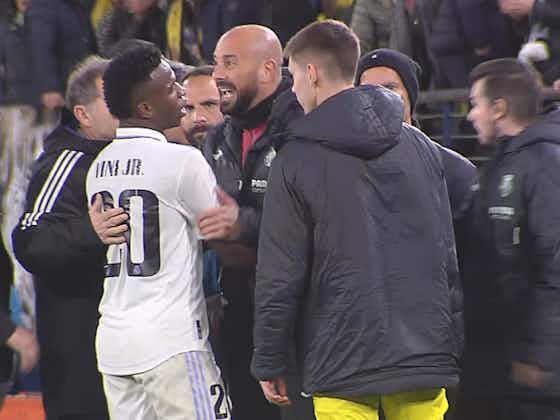 Article image:Villarreal goalkeeper Pepe Reina on Vinicius Junior – “He is a young boy who has to mature.”