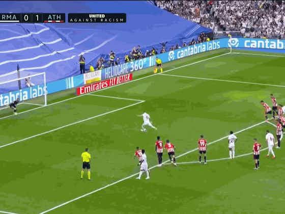 Article image:WATCH: Karim Benzema scores on his final Real Madrid appearance as Athletic Club are pegged back