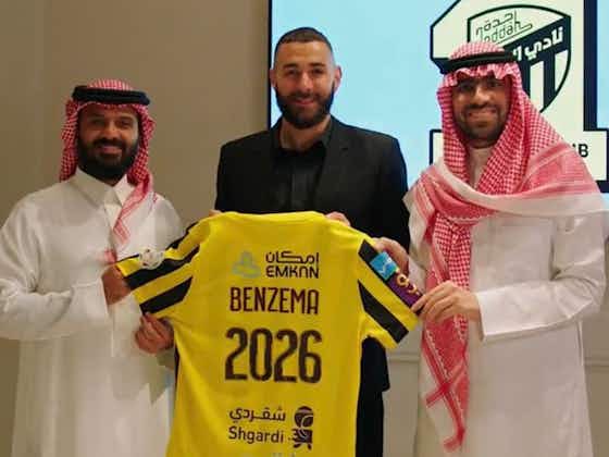Article image:Karim Benzema officially joins Al-Ittihad following Real Madrid departure