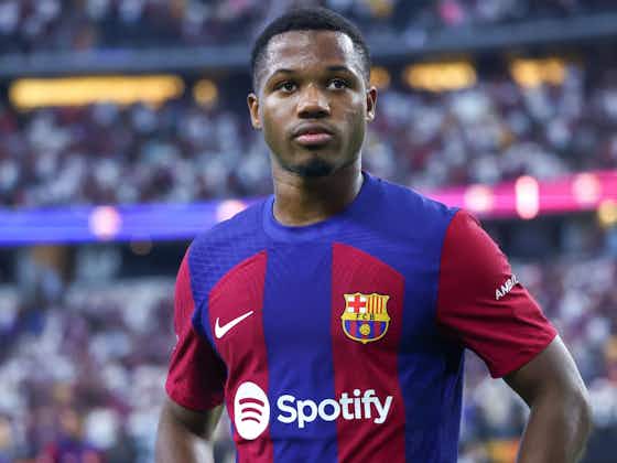 Article image:Barcelona discuss next star to wear to wear number 10 shirt with Ansu Fati exit probable
