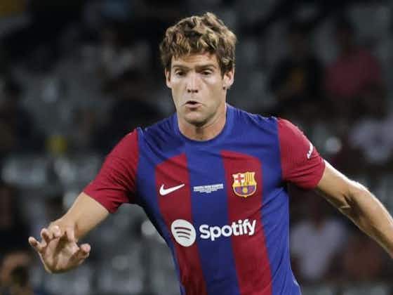 Article image:Barcelona defender unlikely to return for Champions League clash against Napoli