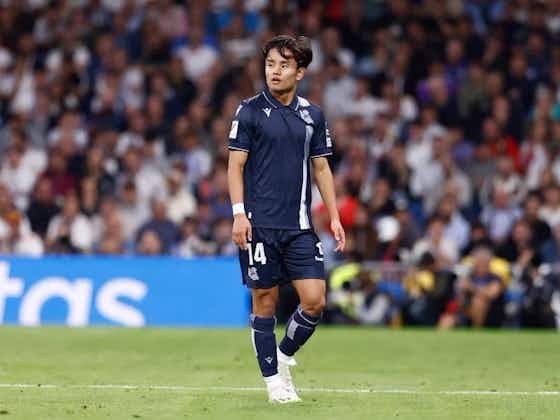 Article image:Liverpool target Takefusa Kubo discusses future following contract renewal with Real Sociedad