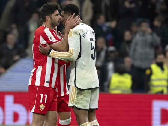 Article image:Almeria star receives four-match ban for “robbery” comments made after controversial Real Madrid defeat
