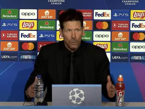 Article image:Atletico Madrid’s Diego Simeone – ‘After the Cadiz loss, I said that’s the best thing that can happen to us’