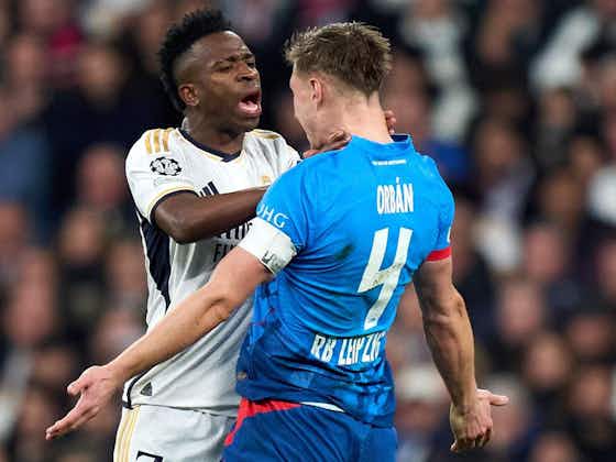 Article image:Real Madrid make it known that they were not happy with Vinicius Junior against RB Leipzig