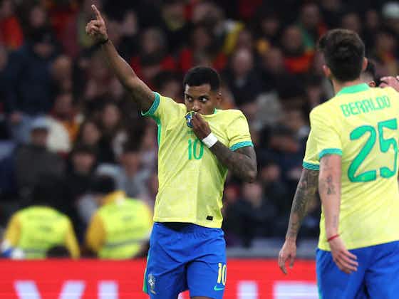 Article image:(WATCH) Cheeky Rodrygo Goes goal gives Brazil hope against Spain