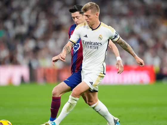 Image de l'article :Real Madrid star Toni Kroos draws fury from Barcelona fans with Clasico comments