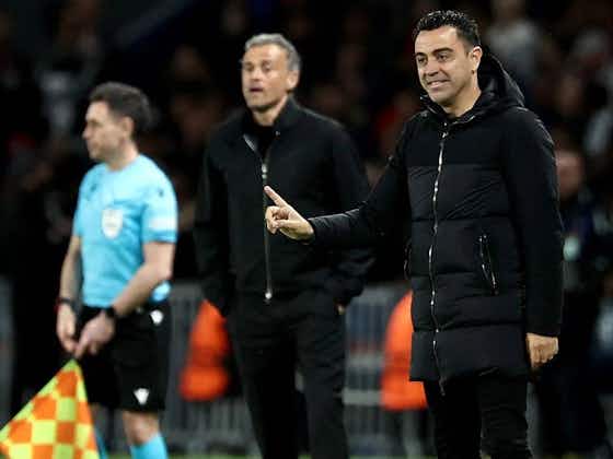Article image:Paris Saint-Germain manager Luis Enrique makes appeal to Xavi Hernandez after Barcelona exit