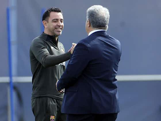 Article image:Barcelona squad suspicious of Xavi Hernandez as Joan Laporta message to players is revealed