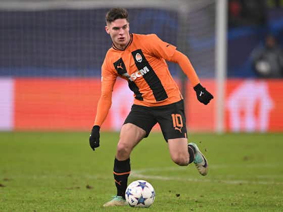 Article image:Arsenal challenge Napoli for Sudakov as Shakhtar look to Mudryk transfer fee