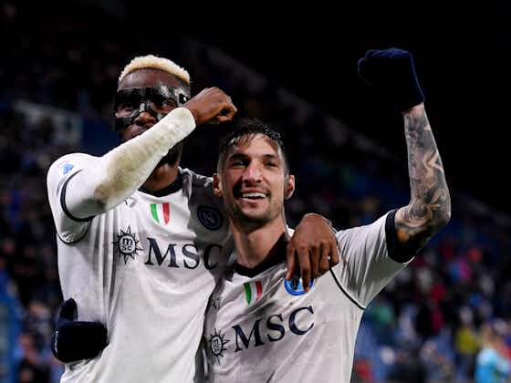 Article image:Politano: ‘Napoli had lost self-belief, but with Calzona and Osimhen…’