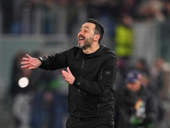 Article image:De Zerbi recalls comeback as Foggia coach but Roma ‘different’