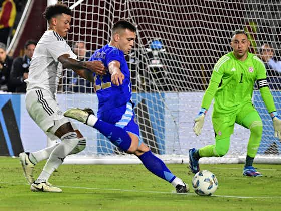 Article image:Inter star Lautaro ends lengthy Argentina goal drought