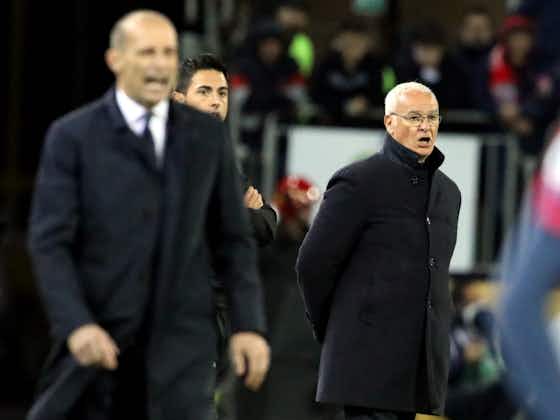 Article image:Ranieri sees ‘glass half-full’ after Cagliari 2-2 Juventus