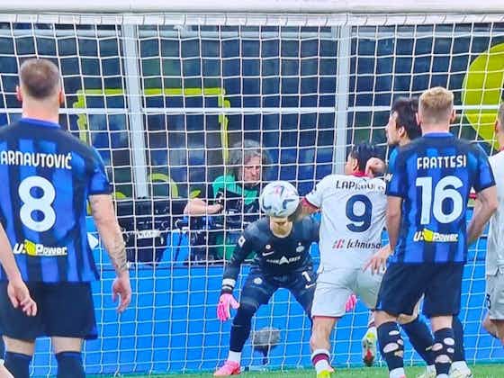 Article image:Referees explain Cagliari handball controversy against Inter