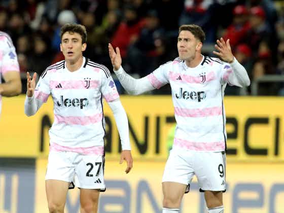 Article image:‘Rekindled Juventus hopes’ – Vlahovic well reviewed after Cagliari draw