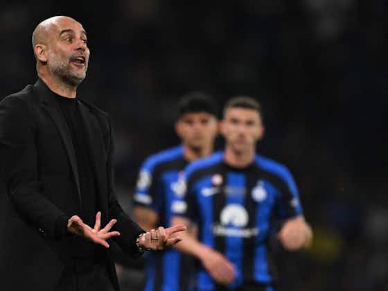 Article image:Guardiola highlights Lukaku miss in Inter Champions League final loss to Man City