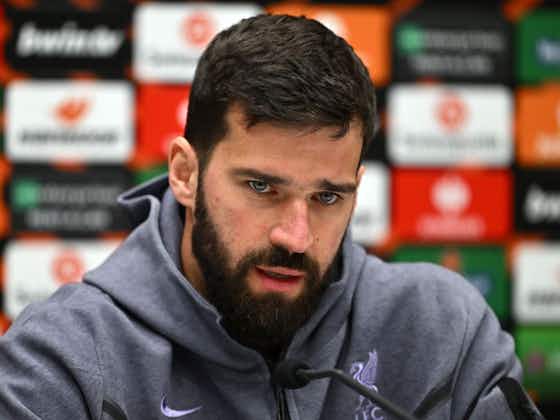 Article image:Alisson: Liverpool keeper explains why Atalanta didn’t surprise him
