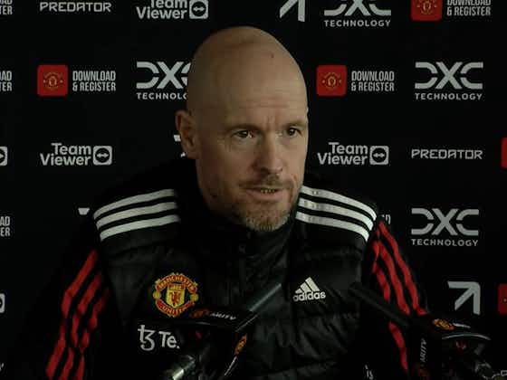 Article image:WATCH: Man Utd boss ten Hag says Garnacho has apologised over liking critical social media posts