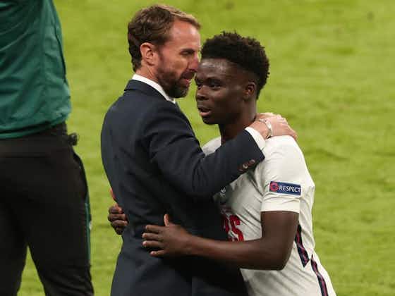 Article image:Campbell reckons that Saka has sent a message to Gareth Southgate