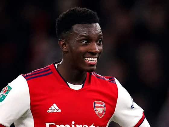 Article image:Video: Nketiah doubles our lead over Everton on the hour-mark