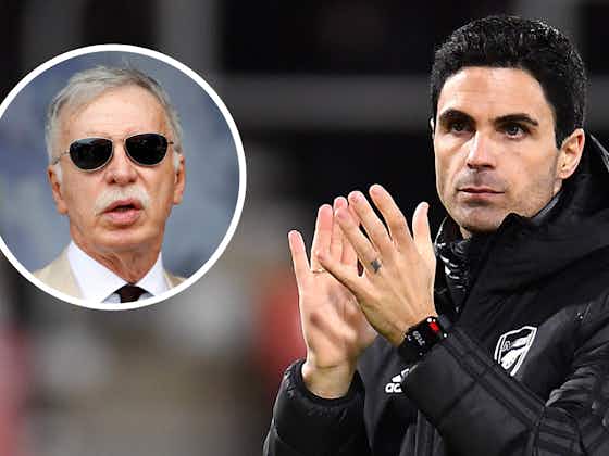 Article image:Kroenke is aiming to bankroll Arteta to sign four more players this summer