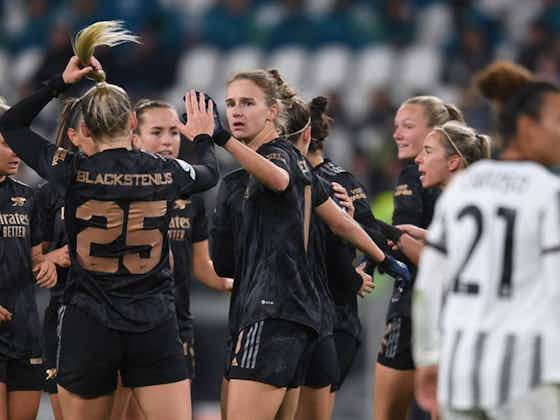 Article image:Arsenal back in Champions League action as they face Juventus Women at Emirates