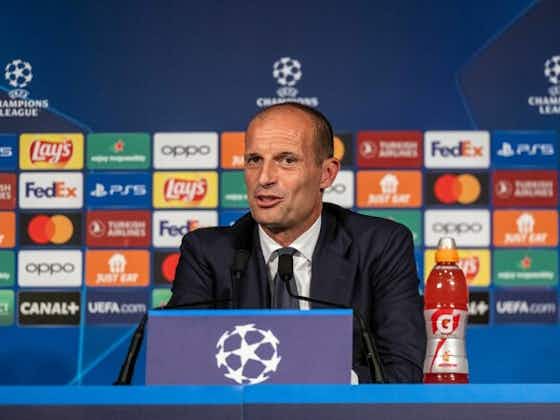 Article image:“I have always qualified” Allegri discusses Juventus chances of making the next round
