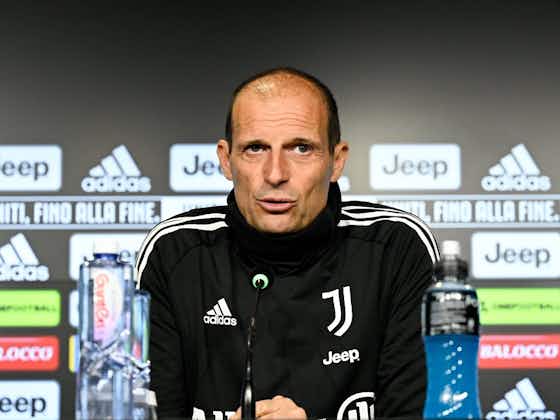 Article image:Allegri admits Juventus raised expectations in first half of the season