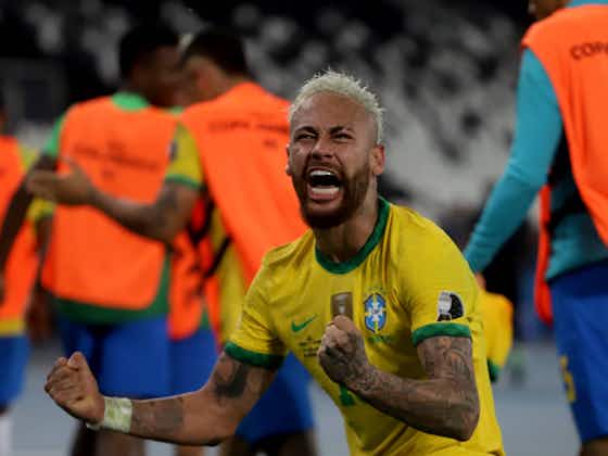 Article image:Video: Neymar & Miguel Borja Argue After Brazil’s Win Over Colombia