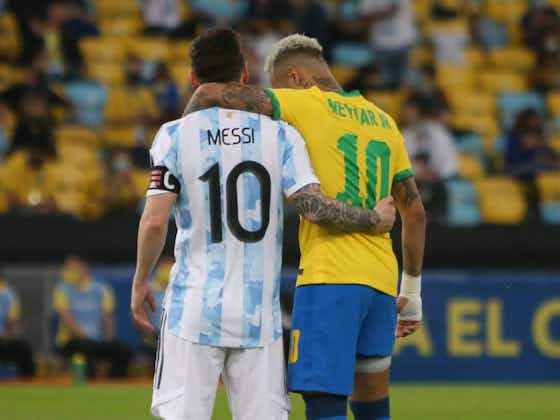Video: Cameras Capture Lionel Messi Chatting With Neymar and Leandro Paredes  Following Argentina's Copa America Victory | OneFootball