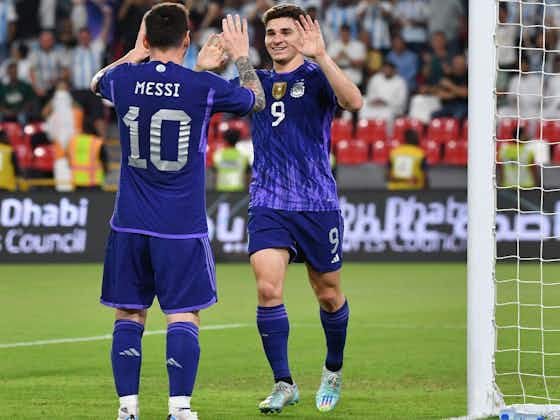 Article image:Messi Lauds Chelsea, Manchester City Stars for Stepping Up for Argentina at the 2022 World Cup