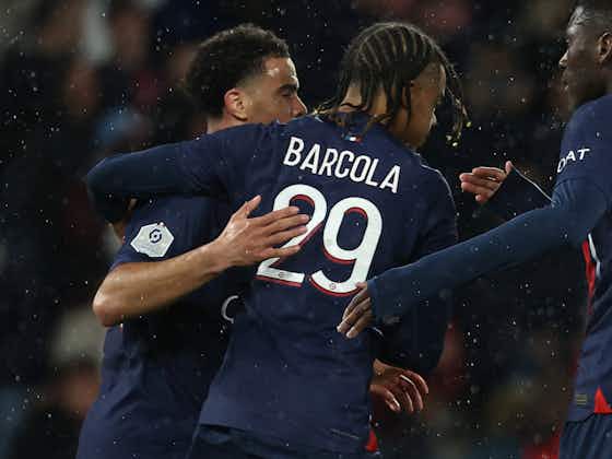 Imagem do artigo:Warren Zaire-Emery’s New Contract Pays Off: Watch Stunning Goal Connection with Bradley Barcola (Video)
