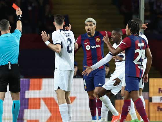Immagine dell'articolo:‘Couldn’t Do Anything’ – PSG Standout Recalls Red Card Foul by Barcelona’s Ronald Araújo