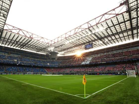 Article image:Photo – Inter Share Cartoon Of San Siro Ahead of Sold-Out AS Roma Match