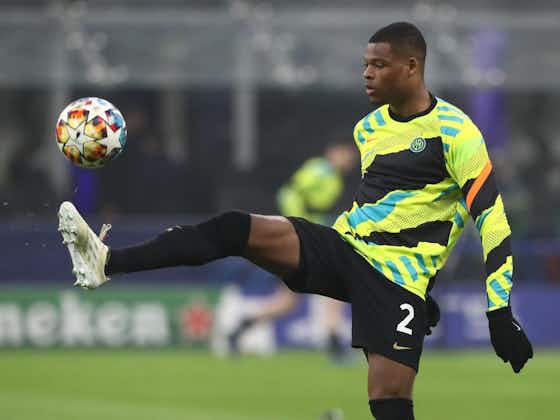 Article image:Denzel Dumfries Increasingly Key To Inter Project But Steven Zhang Could Still Accept A €50M Bid, Italian Media Report