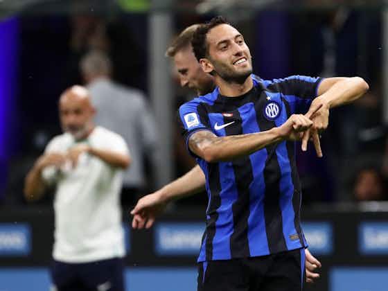 Article image:Inter Coach Simone Inzaghi Carefully Considering When To Use Hakan Calhanoglu Over Next Two Games, Italian Media Report