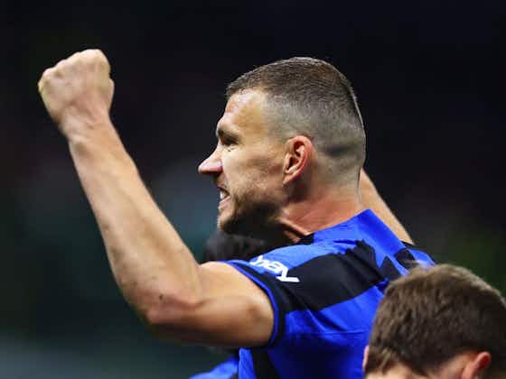 Article image:Photo – Inter Milan Striker Edin Dzeko Celebrates Serie A Win Vs Torino