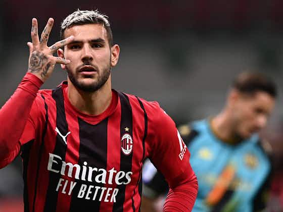Article image:Theo Hernandez delighted with impact vs. Venezia and declares Milan will ‘fight to win the Scudetto’