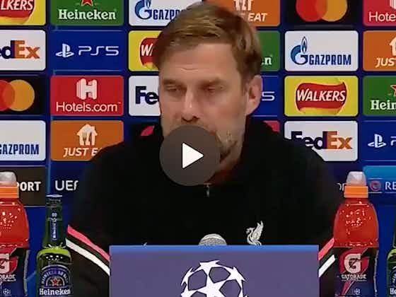 Article image:Klopp brands it ‘very funny’ that Milan were included in pot four for the UCL draw – video