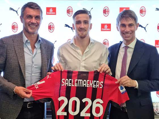 Article image:Official: AC Milan announce Saelemaekers has signed a renewal until 2026