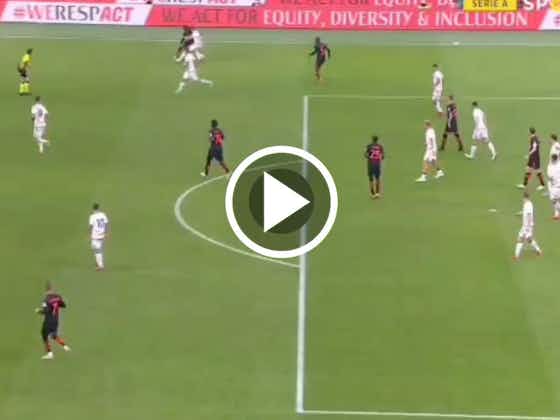 Article image:Watch: Giroud gets Milan back in it against Hellas Verona after excellent Leao cross