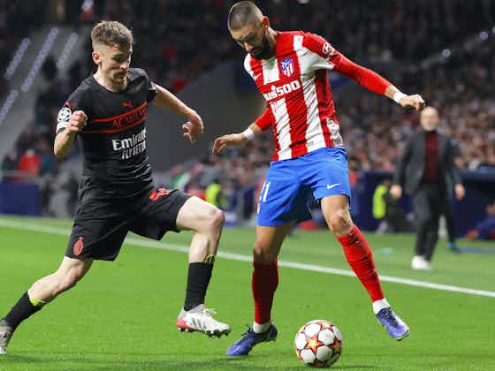 Article image:Photo: Saelemaekers causes a stir on social media after funny gesture to Atletico Madrid’s Savic