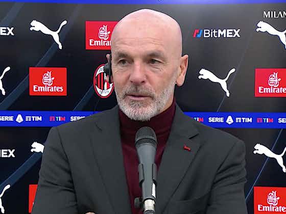Article image:Pioli confirms adductor problem for Pellegri and discusses Milan’s ‘growth path’ – video