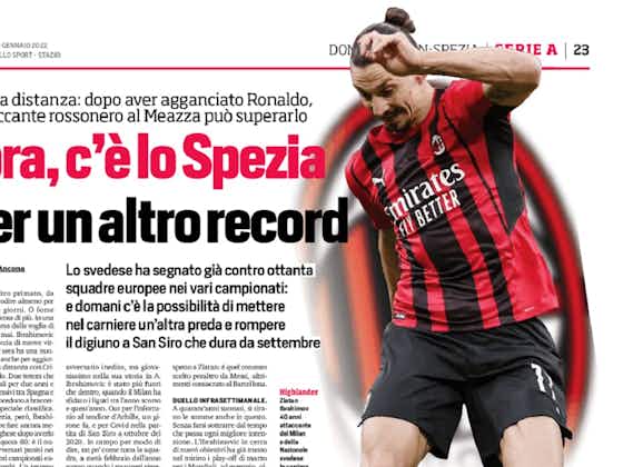 Article image:CorSport: Ibrahimovic could leapfrog Ronaldo tomorrow – the record in sight