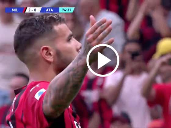Article image:Watch: Theo Hernandez doubles lead against Atalanta with incredible solo run