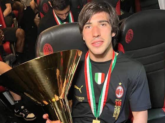 Article image:Tonali reflects on Scudetto, reveals desire to stay for life and names Liverpool man as inspiration