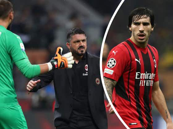 Article image:Tonali admits he spoke to Donnarumma after Scudetto win and reveals plan to call Gattuso