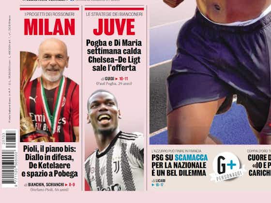 Article image:Gallery: ‘Mercato plan’, ‘Ziyech, Milan are serious’ – Today’s front pages of Italian papers