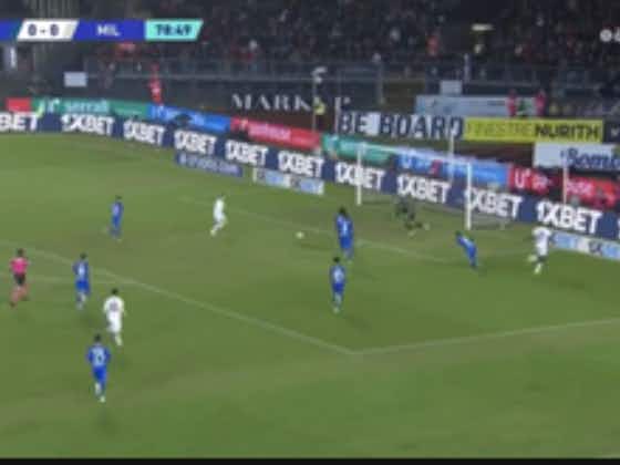 Article image:Watch: Rebic gives Milan crucial lead against Empoli